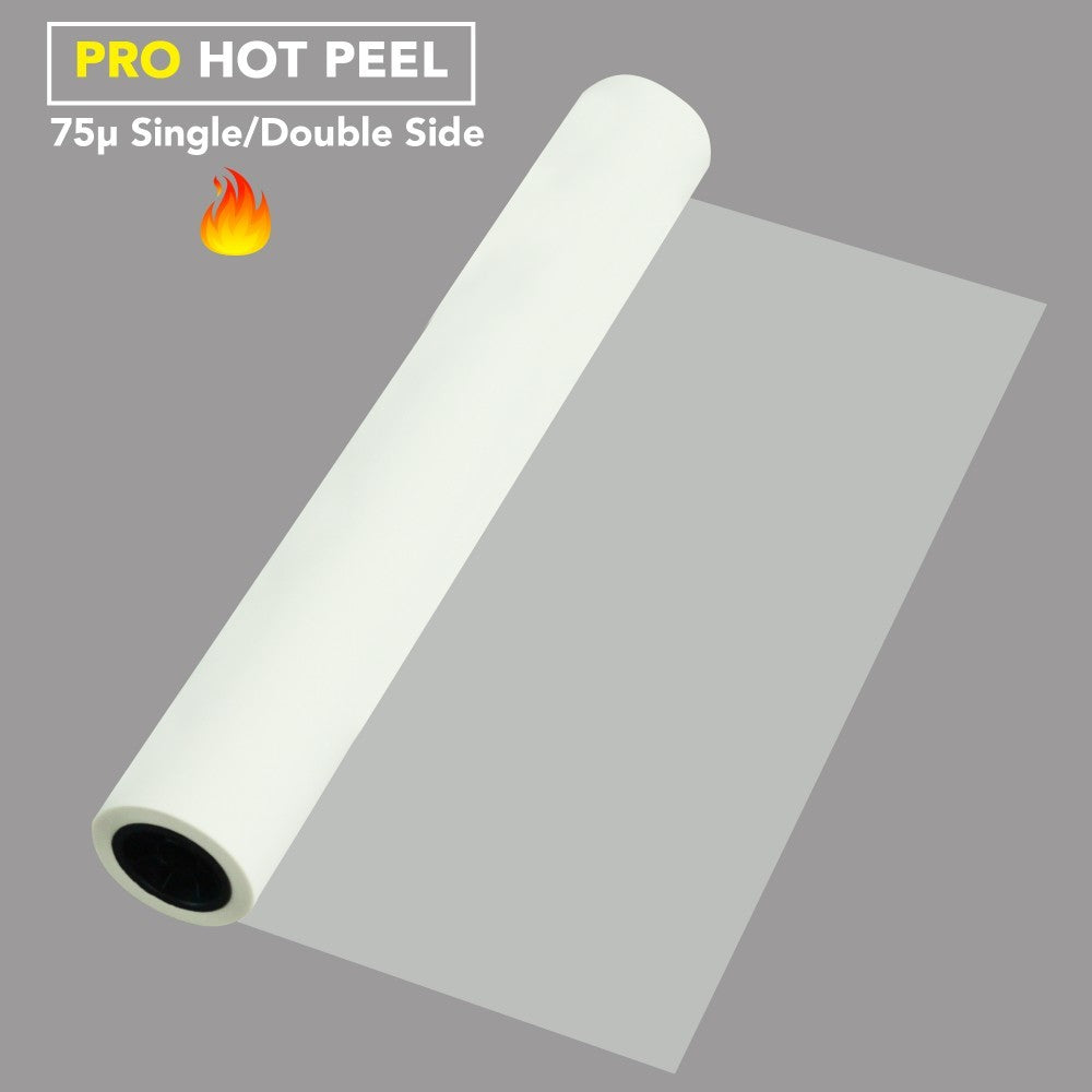 PRO 75μ Double Side Hot Peel DTF Film