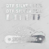 DTF Silver Foil